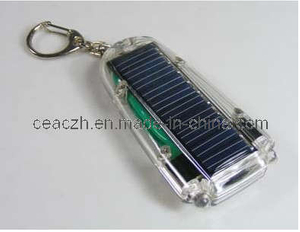 Solar Keychain with LED Light